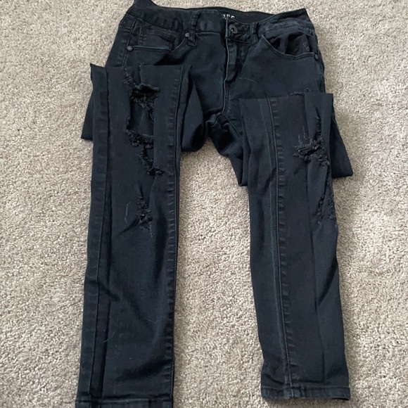 Black distressed Jeans - Picture 2 of 2